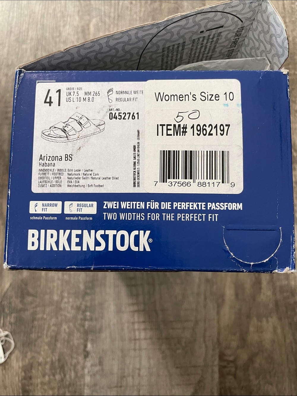 Birkenstock Arizona Two-Strap Sandals in Habana - Picture 8 of 9